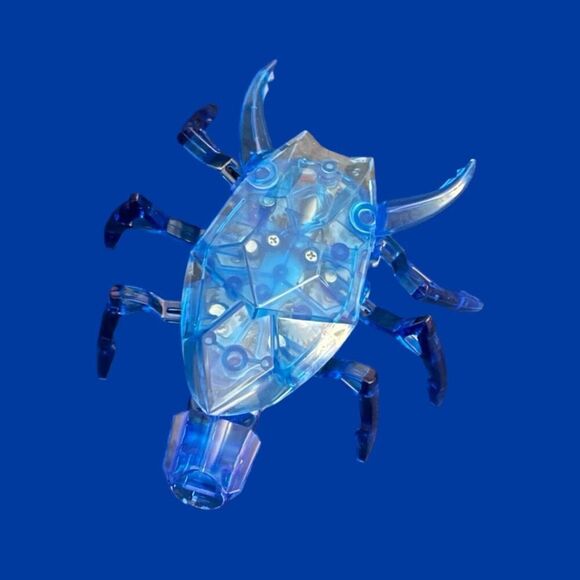 HEXBUG 6 Legged Crystal Blue Scarab Beetle B4 - Picture 1 of 6